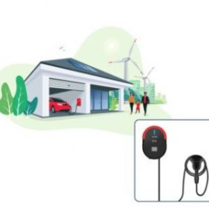 Charging station with cable