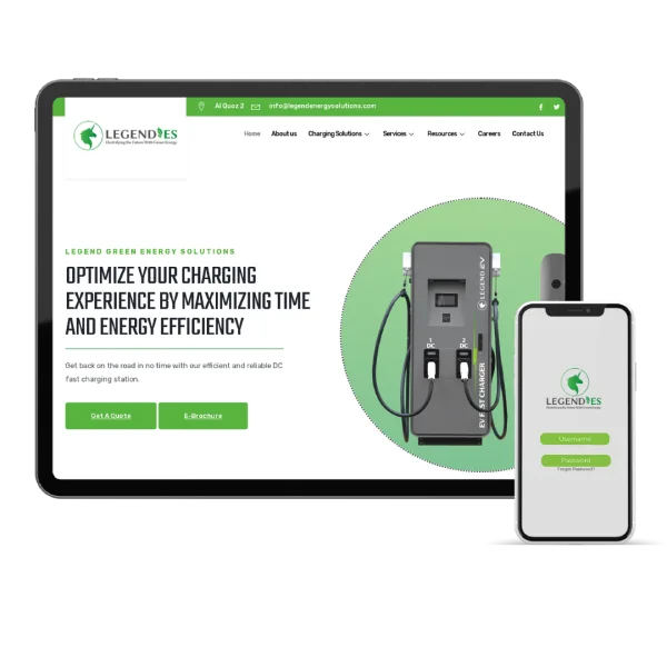 Legend App Solutions for EV Charger