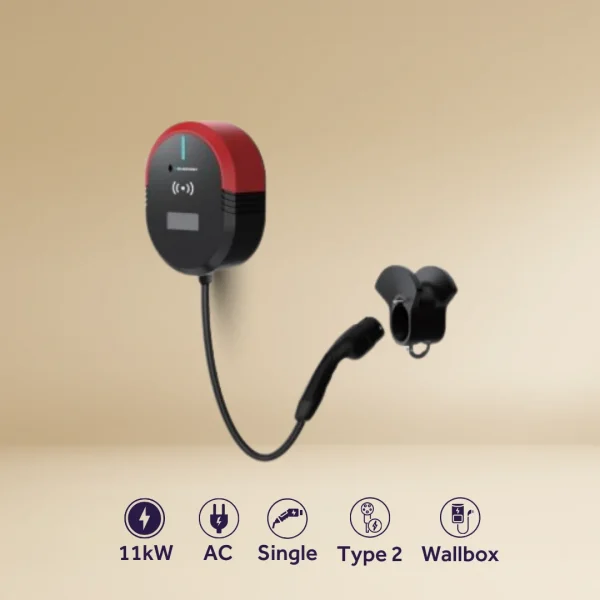 11kW AC Single Type 2 Wall box Charger